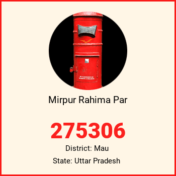 Mirpur Rahima Par pin code, district Mau in Uttar Pradesh