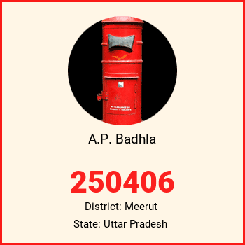 A.P. Badhla pin code, district Meerut in Uttar Pradesh