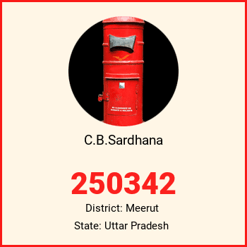 C.B.Sardhana pin code, district Meerut in Uttar Pradesh