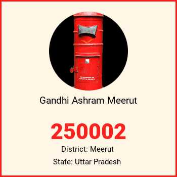 Gandhi Ashram Meerut pin code, district Meerut in Uttar Pradesh