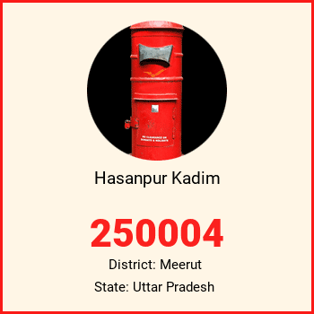 Hasanpur Kadim pin code, district Meerut in Uttar Pradesh