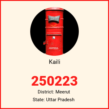 Kaili pin code, district Meerut in Uttar Pradesh