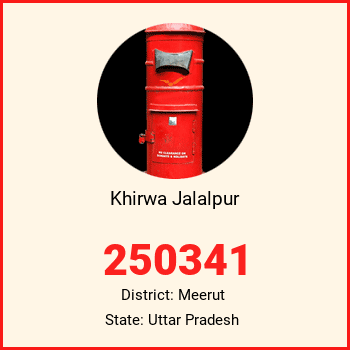 Khirwa Jalalpur pin code, district Meerut in Uttar Pradesh