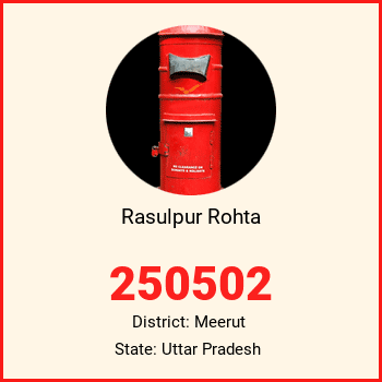 Rasulpur Rohta pin code, district Meerut in Uttar Pradesh