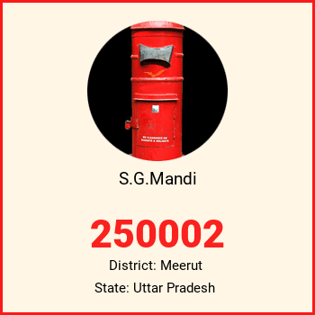 S.G.Mandi pin code, district Meerut in Uttar Pradesh