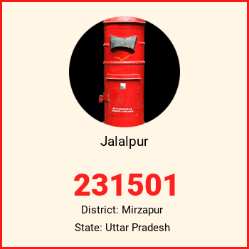 Jalalpur pin code, district Mirzapur in Uttar Pradesh