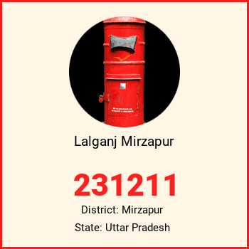 Lalganj Mirzapur pin code, district Mirzapur in Uttar Pradesh