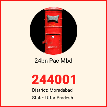 24bn Pac Mbd pin code, district Moradabad in Uttar Pradesh