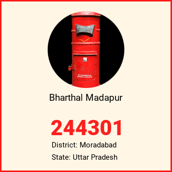 Bharthal Madapur pin code, district Moradabad in Uttar Pradesh