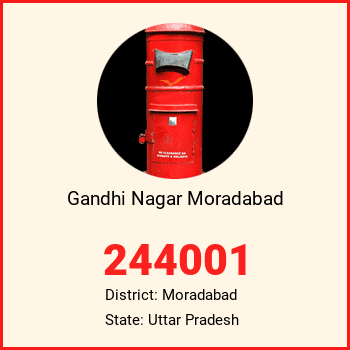 Gandhi Nagar Moradabad pin code, district Moradabad in Uttar Pradesh