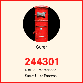 Gurer pin code, district Moradabad in Uttar Pradesh