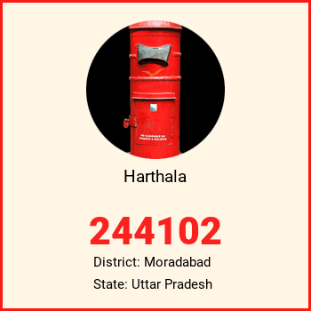 Harthala pin code, district Moradabad in Uttar Pradesh