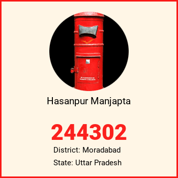 Hasanpur Manjapta pin code, district Moradabad in Uttar Pradesh