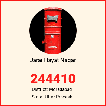 Jarai Hayat Nagar pin code, district Moradabad in Uttar Pradesh