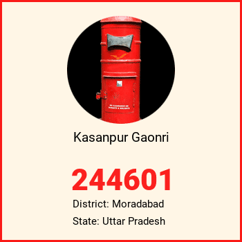 Kasanpur Gaonri pin code, district Moradabad in Uttar Pradesh