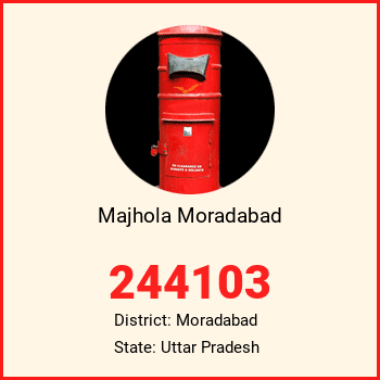 Majhola Moradabad pin code, district Moradabad in Uttar Pradesh