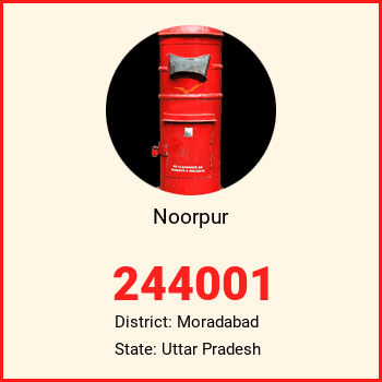 Noorpur pin code, district Moradabad in Uttar Pradesh