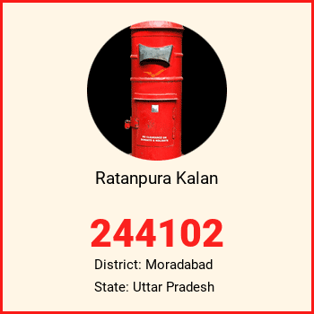 Ratanpura Kalan pin code, district Moradabad in Uttar Pradesh