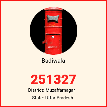 Badiwala pin code, district Muzaffarnagar in Uttar Pradesh