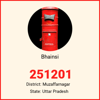 Bhainsi pin code, district Muzaffarnagar in Uttar Pradesh