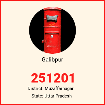 Galibpur pin code, district Muzaffarnagar in Uttar Pradesh