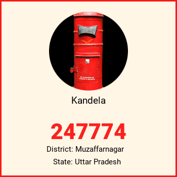 Kandela pin code, district Muzaffarnagar in Uttar Pradesh