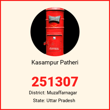 Kasampur Patheri pin code, district Muzaffarnagar in Uttar Pradesh