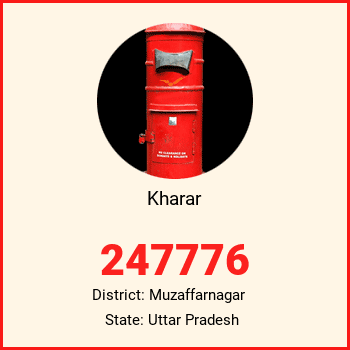 Kharar pin code, district Muzaffarnagar in Uttar Pradesh