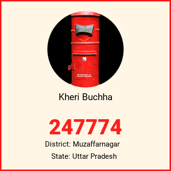 Kheri Buchha pin code, district Muzaffarnagar in Uttar Pradesh