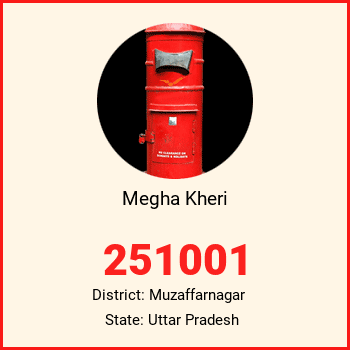Megha Kheri pin code, district Muzaffarnagar in Uttar Pradesh