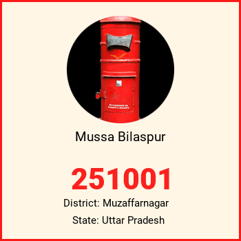 Mussa Bilaspur pin code, district Muzaffarnagar in Uttar Pradesh