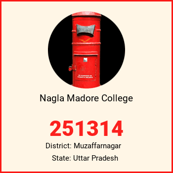 Nagla Madore College pin code, district Muzaffarnagar in Uttar Pradesh