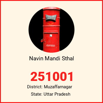 Navin Mandi Sthal pin code, district Muzaffarnagar in Uttar Pradesh
