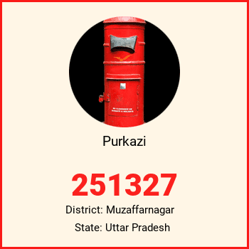 Purkazi pin code, district Muzaffarnagar in Uttar Pradesh