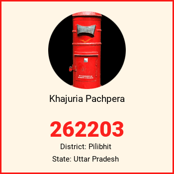 Khajuria Pachpera pin code, district Pilibhit in Uttar Pradesh