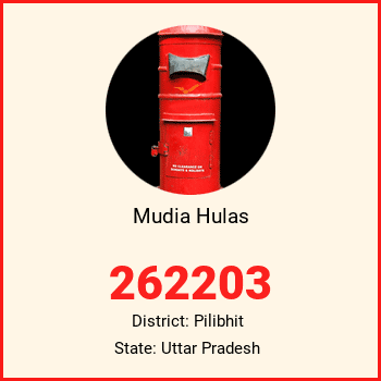 Mudia Hulas pin code, district Pilibhit in Uttar Pradesh