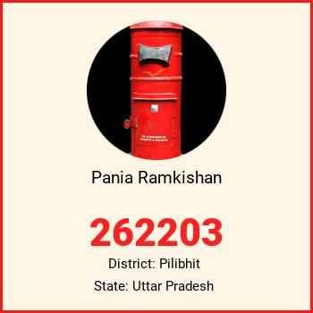 Pania Ramkishan pin code, district Pilibhit in Uttar Pradesh