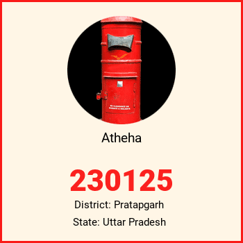 Atheha pin code, district Pratapgarh in Uttar Pradesh