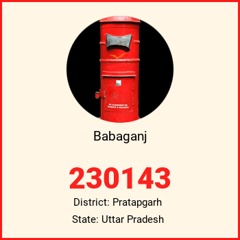 Babaganj pin code, district Pratapgarh in Uttar Pradesh