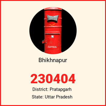 Bhikhnapur pin code, district Pratapgarh in Uttar Pradesh