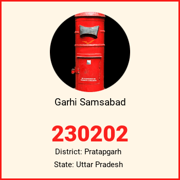 Garhi Samsabad pin code, district Pratapgarh in Uttar Pradesh