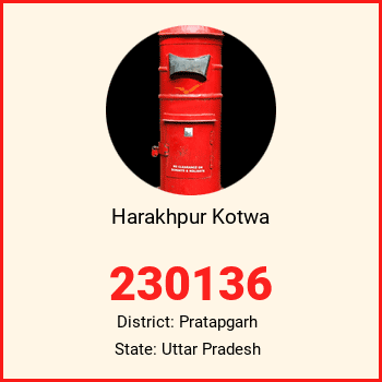 Harakhpur Kotwa pin code, district Pratapgarh in Uttar Pradesh
