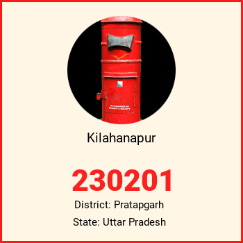 Kilahanapur pin code, district Pratapgarh in Uttar Pradesh