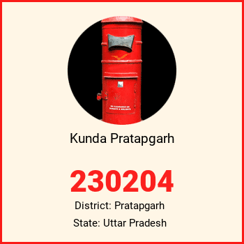 Kunda Pratapgarh pin code, district Pratapgarh in Uttar Pradesh