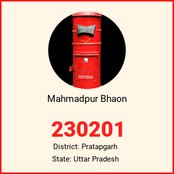 Mahmadpur Bhaon pin code, district Pratapgarh in Uttar Pradesh