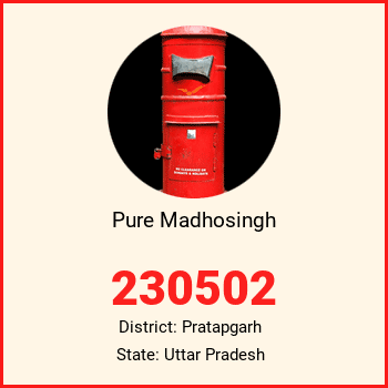 Pure Madhosingh pin code, district Pratapgarh in Uttar Pradesh