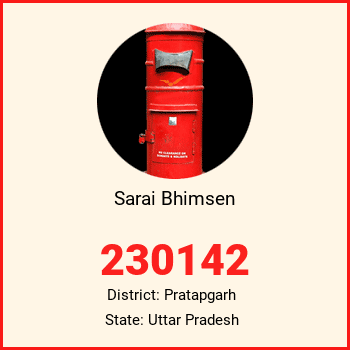 Sarai Bhimsen pin code, district Pratapgarh in Uttar Pradesh
