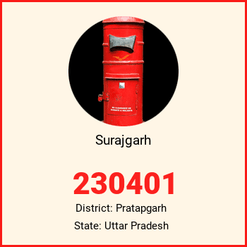 Surajgarh pin code, district Pratapgarh in Uttar Pradesh
