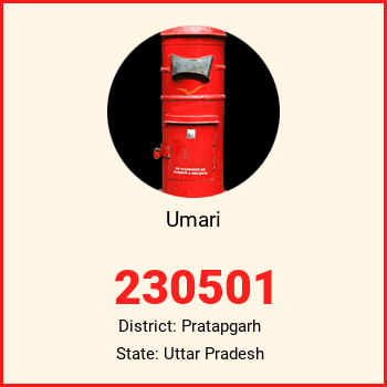 Umari pin code, district Pratapgarh in Uttar Pradesh