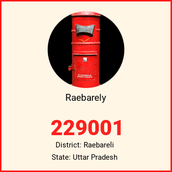 Raebarely pin code, district Raebareli in Uttar Pradesh
